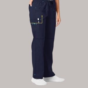 WonderWink Womens Wonderwork Women's Pull-on Cargo Scrub Pant 3X